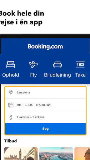 Booking.com Hotelbookinger screenshot
