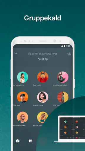 BOTIM - videoopkald og chat screenshot
