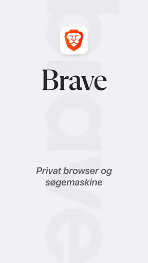 Brave privat webbrowser screenshot