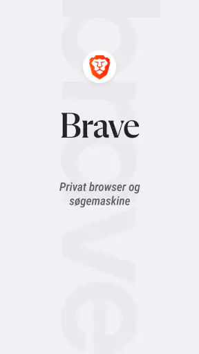 Brave privat webbrowser screenshot