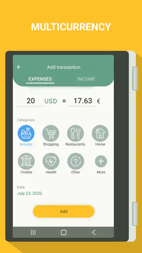 Budget - udgifts tracker screenshot