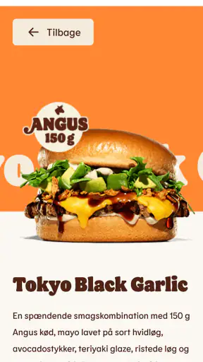 Burger King Danmark screenshot