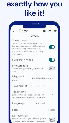 Calendar Clock Administrator screenshot