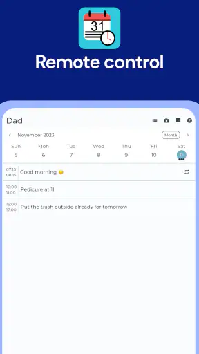 Calendar Clock Administrator screenshot