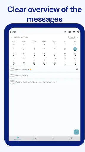 Calendar Clock Administrator screenshot