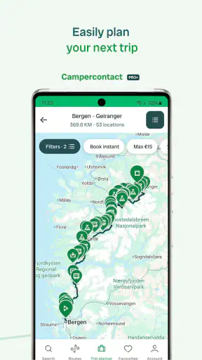 Campercontact autohome camper screenshot