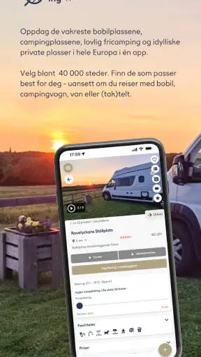 Camping-App.eu Norge & Europa screenshot
