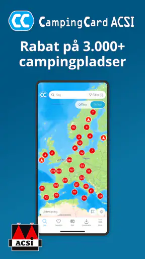 CampingCard ACSI screenshot