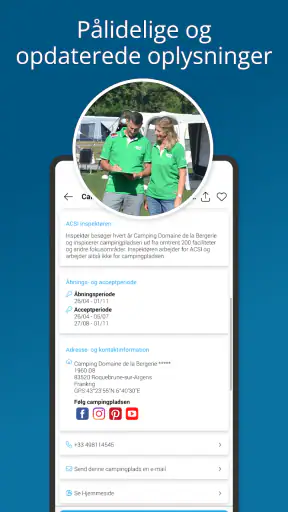 CampingCard ACSI screenshot
