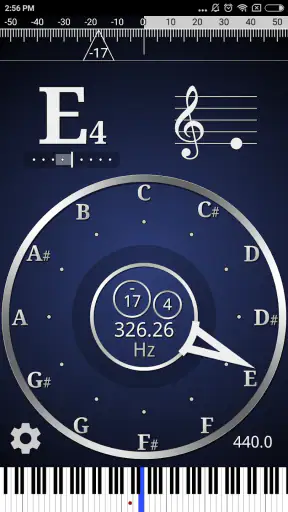 CarlTune - Kromatisk Tuner screenshot