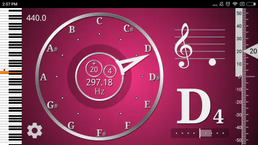 CarlTune - Kromatisk Tuner screenshot