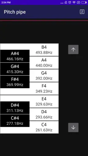 CarlTune - Kromatisk Tuner screenshot