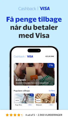 Cashbackmedvisa.dk screenshot