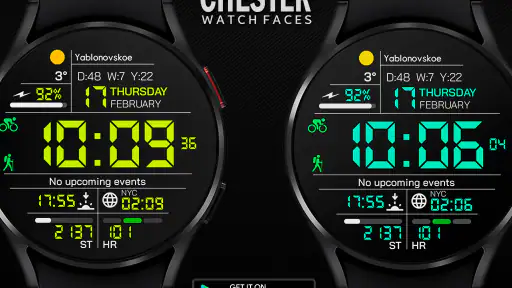 Chester inform LCD screenshot
