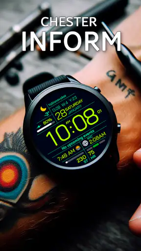 Chester Inform watch face screenshot