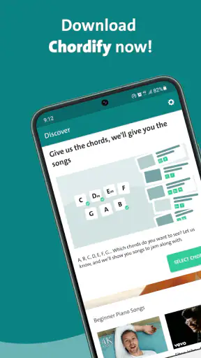 Chordify – Akkord for sanger screenshot