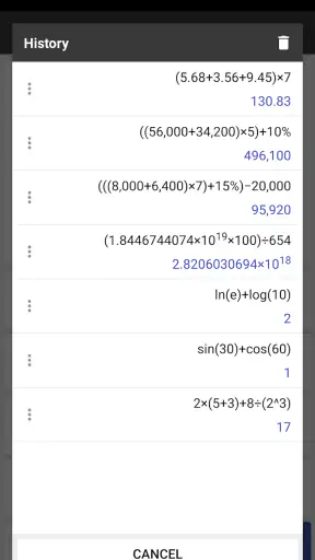 ClevCalc - Lommeregner screenshot