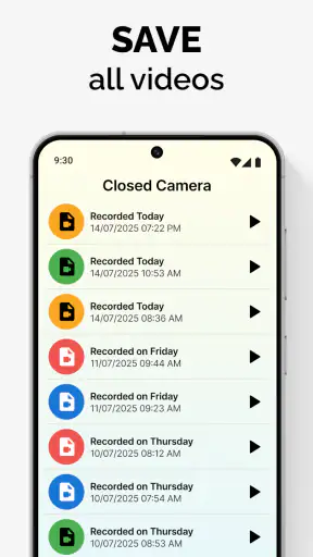 Closed Camera - Video Recorder screenshot
