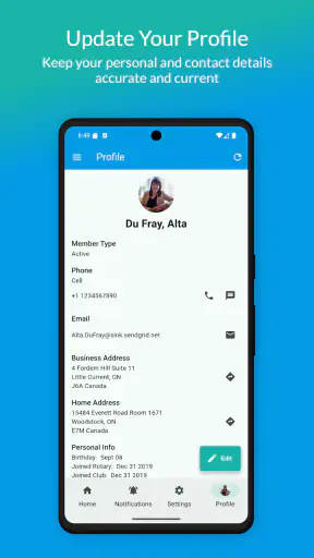 ClubRunner screenshot