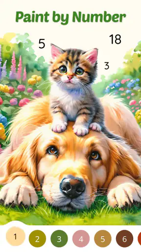 Color Aura: Paint by number screenshot
