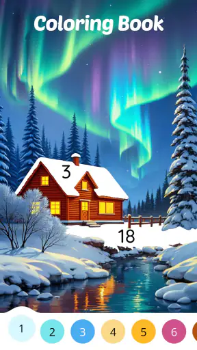 Color Aura: Paint by number screenshot