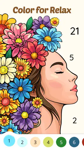 Color Aura: Paint by number screenshot