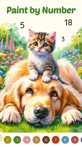 Color Aura: Paint by number screenshot