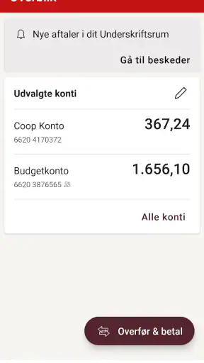 Coop Bank screenshot