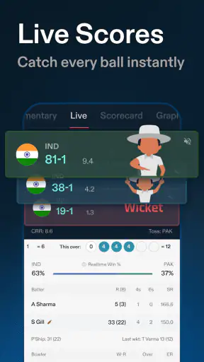 CREX - Just Cricket screenshot