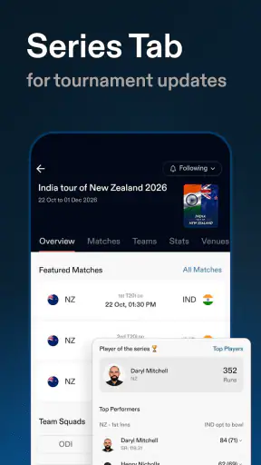 CREX - Just Cricket screenshot