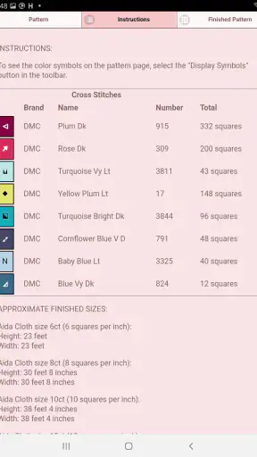 Cross Stitch Pattern Creator screenshot