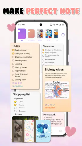 Cute Notes: Notesbog organiser screenshot