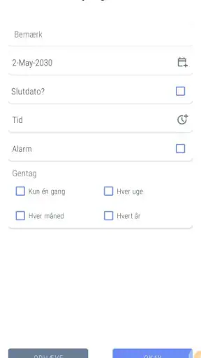 Dansk Kalender med Uger screenshot