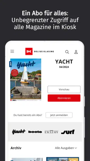 Delius Klasing Kiosk screenshot