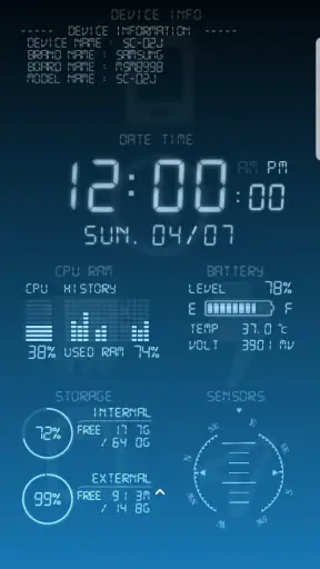 Device Info R Live Wallpaper screenshot