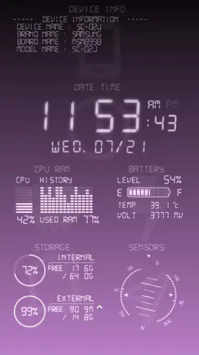 Device Info R Live Wallpaper screenshot