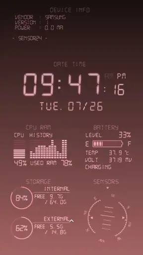 Device Info R Live Wallpaper screenshot
