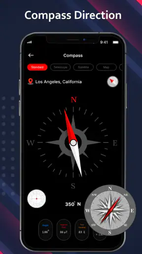 Digitalt kompas: Compass screenshot