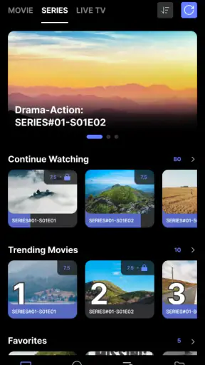 DIIXTREAM IPTV Player screenshot