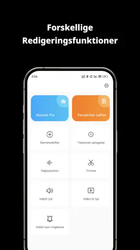 Diktafon: Lydoptager+Optagelse screenshot