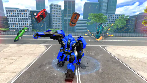 Dino Transform Robot Spil screenshot