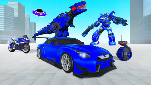 Dino Transform Robot Spil screenshot