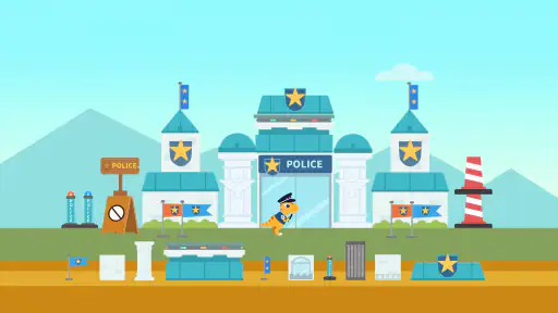 Dinosaurby: Byggespil screenshot