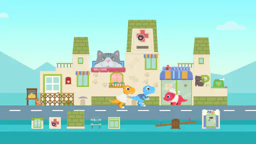 Dinosaurby: Byggespil screenshot