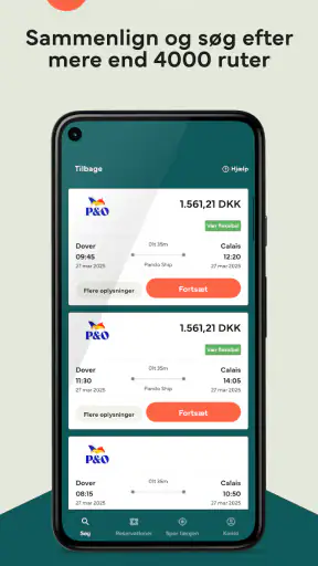 Direct Ferries-Færgebilletter screenshot