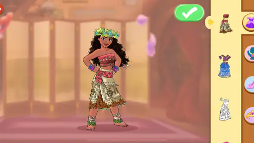 Disneys farvelægningsunivers screenshot