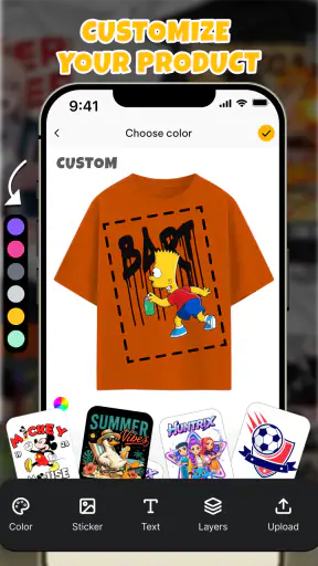 DIY T-shirt Design: Art & AI screenshot