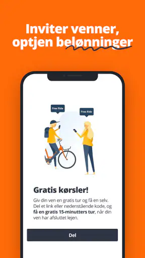 Donkey Republic Bike share screenshot
