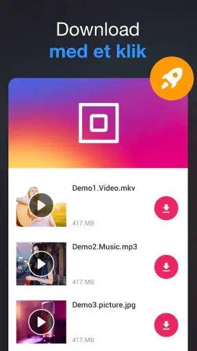 Downloader til alle videoer screenshot