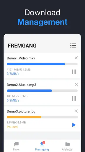 Downloader til alle videoer screenshot